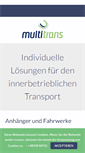 Mobile Screenshot of multi-trans.de