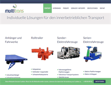 Tablet Screenshot of multi-trans.de